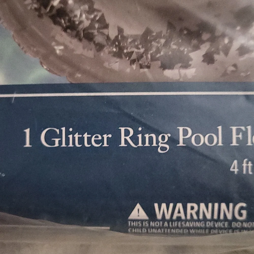 Vintage PIER 1 Glitter ring Pool Float